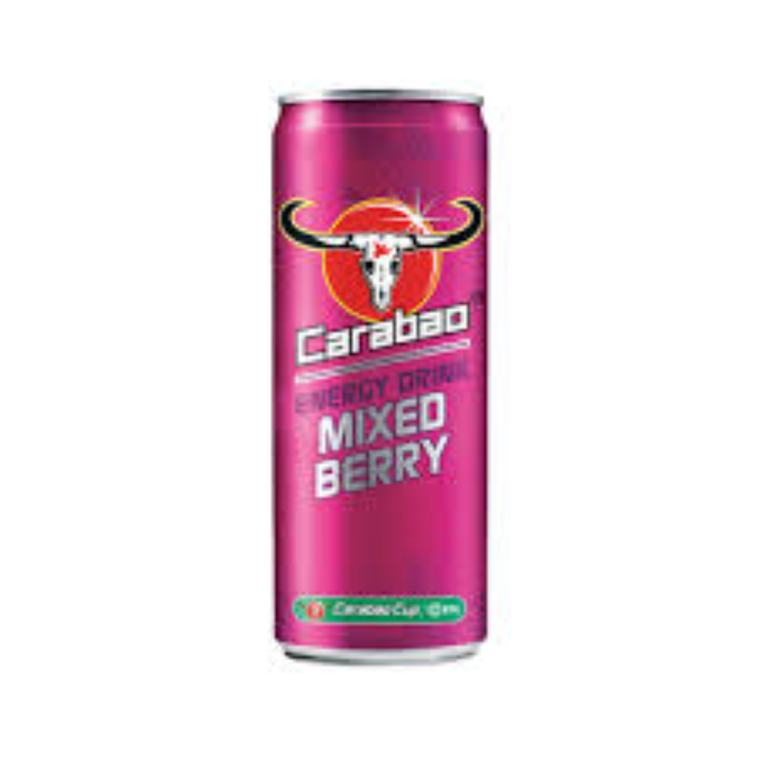 CARABAO MIXED BERRY ENERGY DRINK 330ML